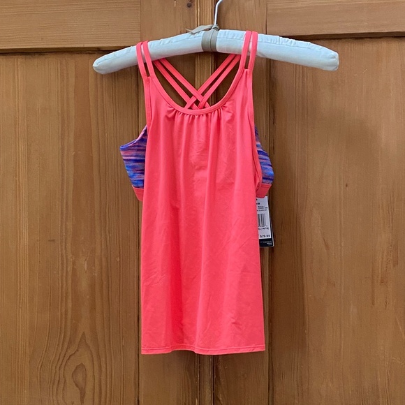 NWT Girls TYR Parachute Olivia in Royal/Coral Sz XL 14/16 - Picture 1 of 4